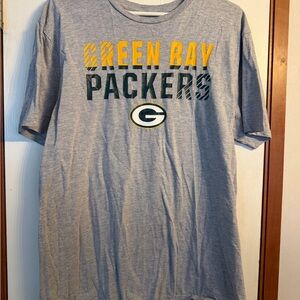 Gray Green Bay Packers T-Shirt